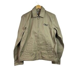 Carhartt Mens Modular Khaki Full Zip Outdoor Jacket Size S
